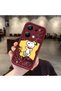 Redmi Note 13 Pro 4g Compatible Impact Protection Lens Protection Claret Red Silicone Case Cute Snoopy Pattern