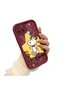 Realme C21Y/C25Y Compatible Impact Protection Lens Protection Claret Red Silicone Case Cute Snoopy Pattern - 3