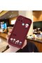 Realme C21Y/C25Y Compatible Impact Protection Lens Protection Claret Red Silicone Case Cute Snoopy Pattern - 2