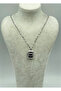 Steel Silver Picture Frame Necklace - 25-Clkk96 - 2