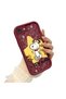 iPhone 7/8/Se 2020 2022 Compatible Impact Protection Lens Protection Claret Red Silicone Case Cute Snoopy Pattern - 3