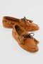 Women's Suede Loafer with Lace-Up Tassel Detail Lumia Taba