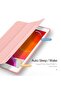 جراب حماية لجهاز iPad مقاس 10.2 بوصة - وردي، متين، أنيق، بتصميم نحيف - 3