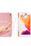 جراب حماية لجهاز iPad مقاس 10.2 بوصة - وردي، متين، أنيق، بتصميم نحيف - 5