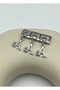 Steel silver dangling nomi letter charm - 25crm37 - 4