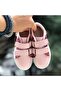 Girls' Velcro Sneakers Patterned Hologram Phylon (lightweight) Sneakers - 6