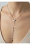 Steel Silver Heart Y Necklace - 25-Clkk240