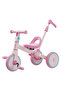 - 4-in-1 Kids Bike: Balance, Sliding, Push & Tricycle Modes, Indoor/Outdoor, Pink, 3-6 Y