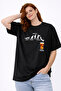 Oversized 100% Cotton Unisex T-Shirt – Just Be Good, Emoji and Friday Evolution Printed