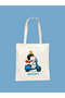 Biker Snoopy Printed Cloth Bag