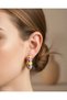 Xuping Gold Colorful Hoop Earrings - 25-Xpkp334