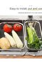 Stainless Steel Expandable Sink Colander, Adjustable Square Mesh Drain Basket for Kitchen - 8