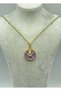 Steel Gold Enamel Necklace - 25-Clkk120 - 2