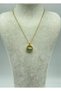 Steel Gold Fish Necklace - 25-Clkk58 - 2