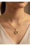 Steel mix necklace - 25-clkk129 - 2