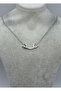 Steel Silver Butterfly Necklace - 25-Clkk224 - 2