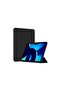جراب حماية ذكي لجهاز iPad 10.2، لون أسود فاخر، مقاوم للصدمات - 5