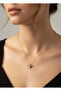 Steel gold bee necklace - 25-clkk57