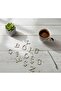 Wooden Alphabet Set 29 Letters - 3 cm Laser Cut Educational Letters Hobby and Decoration Set - 2