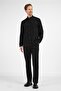 Black Buttoned Collar Pocket Long Sleeve Slim Fit 100% Cotton Shirt 1004255213 - 2