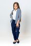 Girl's Striped Open-Front Jacket - New Season - 3