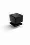 Matte Black Square Furniture Knob – Drawer Cabinet Nightstand Handle – Modern Minimal Design – Pack of 5 - 4
