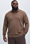 Men's Trend Plus Size Mink Polo Collar T-Shirt