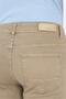 Beige Cotton 5-Pocket Casual Slim Fit 5-Pocket Trousers 1003250318 - 5