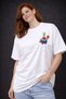 Unisex Oversize Printed T-Shirt 100% Cotton Premium Daily Comfortable Fit Spongebob Characters T-Shirt - 2