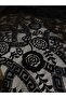 150 cm Wide Black Lace Fabric – Floral and Geometric Patterned Evening Dress Lace
