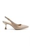 Women's Pointed Toe Style Heeled Evening Dress Shoes and Portfolio Clutch Chain Strap Bag - 4