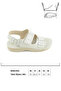 Gezer 612 Cream Orthopedic Comfortable Non-Slip Sole Hajj and Umrah Men's Sandals - 3