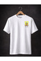 Unisex Oversize Printed T-Shirt 100% Cotton Premium Daily Comfortable Fit Spongebob Characters T-Shirt - 3