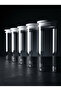 6-Piece White Vacuum Lid Glass Jars Transparent Body for Food Storage and Refrigerator Organization 1095 ml - 2