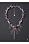 Amethyst Natural Stone Necklace Original Design Natural Stone Necklace