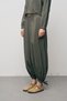 Women's Comfort Trousers with Tie Detail at the Hem and Elastic Waistband - 2