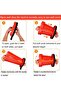 Portable Telescopic folding Camping Stool. Adjustable Height Lightweight - 4