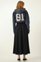Pockets Flared Knitted Skirt Lrn0003 Black - 4