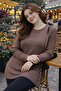 Women's Mercerized Slit Young Mother Seasonal Sweater - 5
