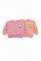 Children's Cotton Colored Printed Oversized 2-Thread 2-Piece Sweatshirt