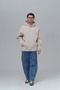 Zemli̇ya_Unisex Thick 3 Thread Kar Basic Ov Oversized a Cotton Sweatshirt Cardigan & Comfort Sda547 - 6