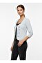 Gold Button Detailed Short Fabric Jacket & Cardigan