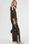 Modal Textured Zipper Collar, Wide Leg Two-Piece Suit Berşan Collection - 8