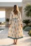 Rochie din bumbac imprimat manual - 2