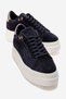 NERA Navy Suede Genuine Leather Women's Casual Sneakers