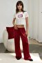 Regular Fit Crew Neck 100% Cotton Crop T-Shirt with Print Detail - 5