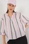 Bdart Striped V-Neck Blouse