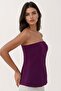 Strapless Buttoned Fitted Top - 2