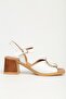 White Women's Heeled Shoes Pc-54634 - 2