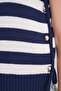 Mixray Striped Knitted Blouse - 5